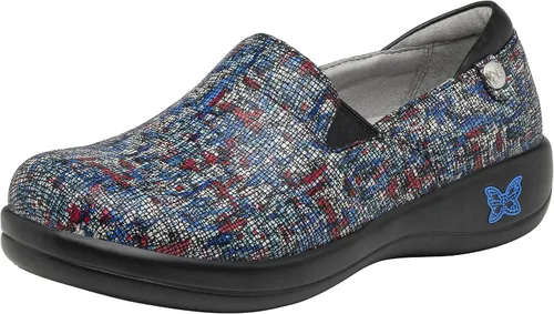 Vista 7 de Zuecos profesionales Alegria, Keli para mujer Cristal de plomo Azure