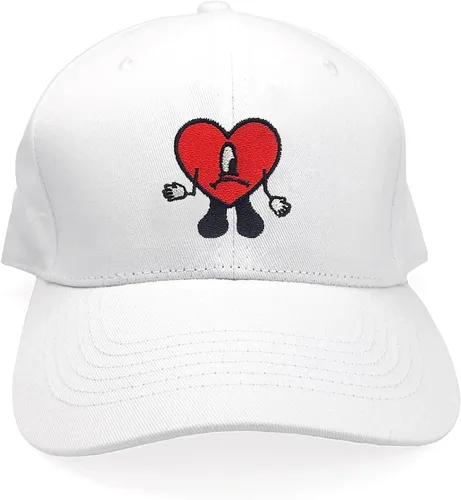 Vista 4 de Gorro de béisbol de algodón con diseño de conejo de Bad Rabbit Reggaeton Happy Easter unisex bordado ajustable