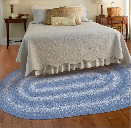 Vista 30 de Homespice Alfombra ovalada trenzada de yute de hoja ámbar, ideal como Hoja de ámbar