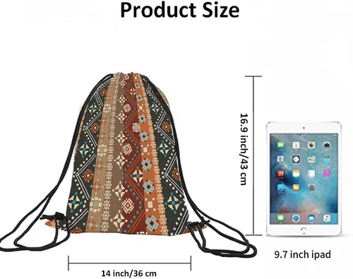 Vista 6 de Beabes Acuarela Unicornio Cordón Bolsas Mochila Gimnasio Saco, Multi-a68, Mochilas de viaje