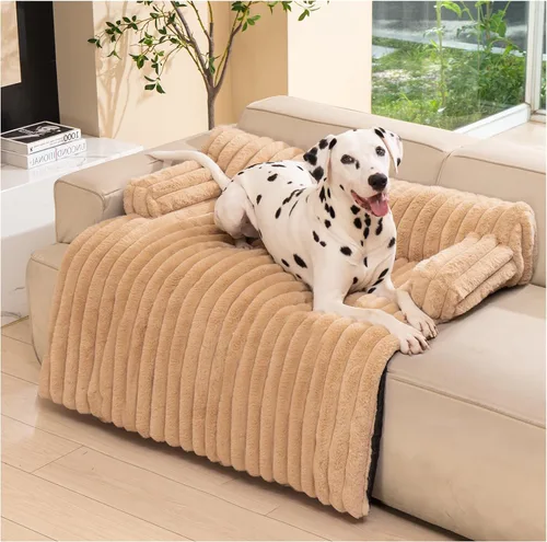 Vista 8 de Avont - Alfombra para Cama de Perro para Sofá, Sobrecama Cálida y Esponjosa para Sofá, Protector de Muebles con Funda Extraíble Lavable para Perros