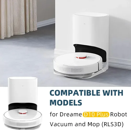 Vista 2 de Kit de accesorios D10 Plus de 18 piezas compatibles con DreameBot D10 Plus (RLS3D) / Dreame D10 Plus Robot Aspirador Piezas de Repuesto 2 Cepillos