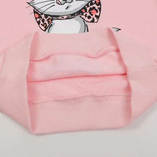 Vista 6 de RETSUGO Conjunto de camiseta y leggings con estampado de leopardo, 2 piezas, para niñas, ropa escolar y otoño