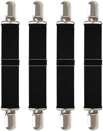 Vista 16 de Boncas Clips elásticos ajustables mejorados para botas, clips para pantalones, estribos, correas para piernas que mantienen tus pantalones metidos