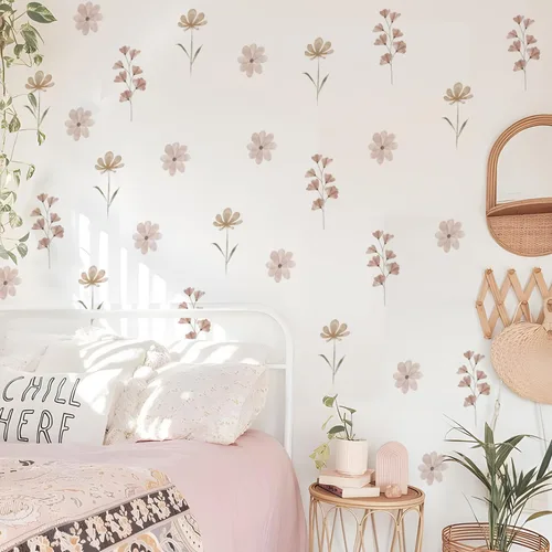 Vista 12 de Calcomanías de pared de lunares coloridos, pegatinas de pared de puntos de acuarela para niños, bebés, niñas, adolescentes y habitación de guardería