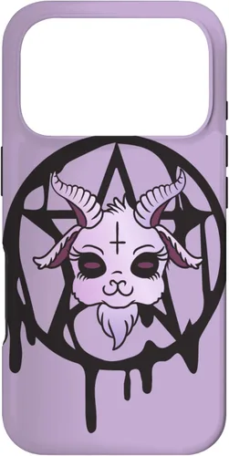 Vista 30 de Anime Aesthetic Baphomet Pentagram Pastel Goth Case for iPhone 17