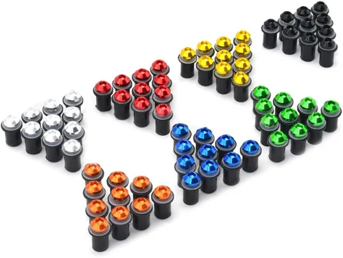 Vista 8 de Kit de pernos tornillos tuercas arandelas clips parabrisas pernos para ER6F 2008 2014 2015 16 17 18 2019 NINJA 650R parabrisas pernos tornillos kits