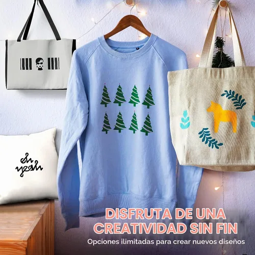 Vista 7 de Marabu Kit de serigrafía – Kit de impresión de pantalla con marco de madera reutilizable, 1 escobilla de goma de serigrafía y 3 tintas de 3.4 fl oz
