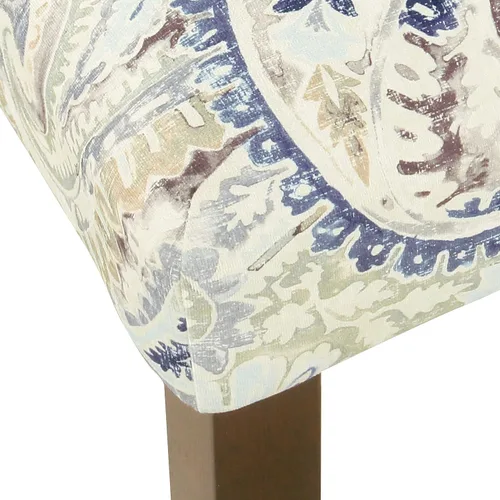 Vista 10 de HomePop Classic Parsons - Silla de comedor, terciopelo azul Azul terciopelo