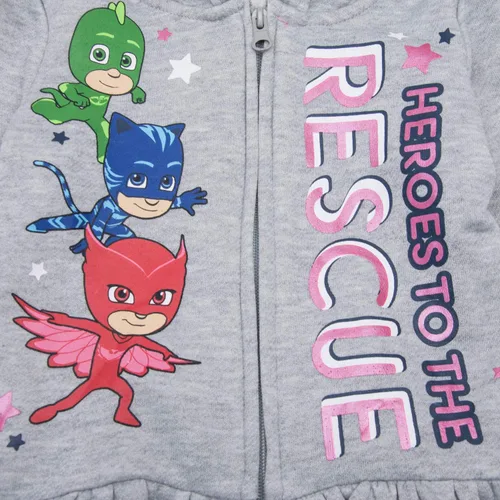 Vista 3 de PJ Masks - Conjunto de sudadera con capucha camiseta y pantalones de chándal para niñas