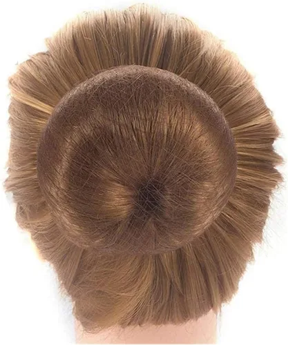 Vista 8 de Redecilla de malla para el cabello, reutilizable, invisible, con borde elástico y de 20 pulgadas Negro 10pcs