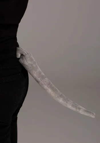 Vista 3 de Kit de accesorios de disfraz de felpa de ratón para adultos y niños, Gris