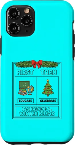 Vista 29 de Literary Teacher First Then Educate Celebrate I Am Earning Case for iPhone 17