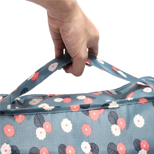 Vista 8 de 7 bolsas organizadoras para equipaje impermeables, Margarita azul), VAYEEBO7Blue Daisy