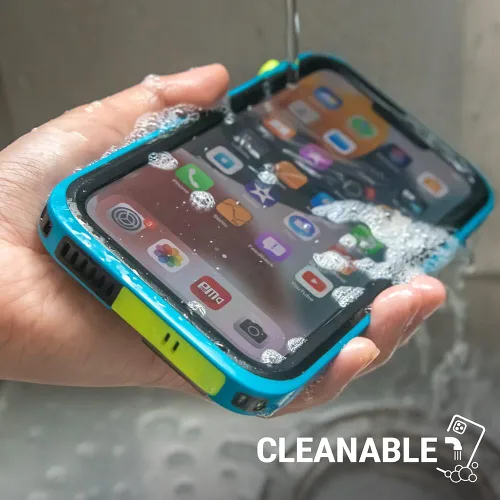 Vista 2 de Catalyst Funda de protección total para iPhone 13 Pro – 5 veces más impermeable iPhone 13 Pro, pantalla altamente sensible e identificación facial