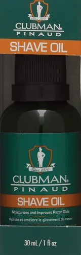 Vista 2 de Clubman Aceite Pre Afeitado – Aceite Pre Afeitado para Hombres, Hidrata la Piel, Previene Quemaduras de Navaja, Cortaduras y Cortes, Aceites