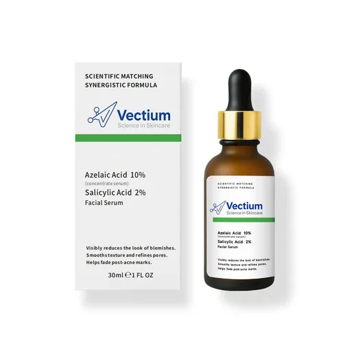 Vista 7 de Ácido azelaico 10% + ácido salicílico 2% suero facial para piel grasa y propensa a manchas, cuidado diario después del brote, suero ligero, 1.0 fl