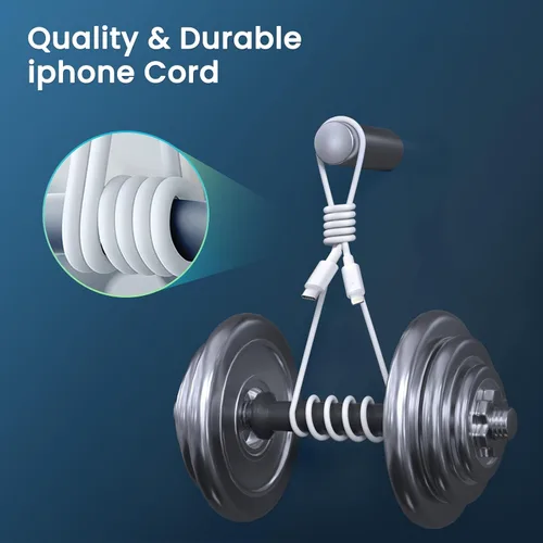 Vista 10 de Cargador de iPhone de carga rápida【Certificado MFi】 Paquete de 2 cargadores de pared USB C de 20 W PD con cable de carga rápida de 1.8 y 3 metros