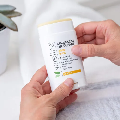 Vista 7 de Verefina Desodorante sin aluminio para hombres y mujeres, totalmente natural, hipoalergénico, sin parabenos, no tóxico, libre de crueldad, vegano