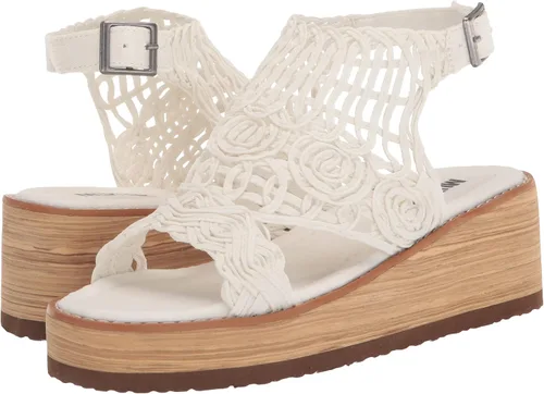 Vista 7 de MUK LUKS Sandalias de cuña alta voladoras para mujer