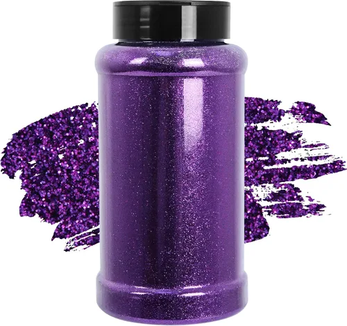 Vista 37 de Purpurina negra ultrafina, 16 onzas (1 libra), purpurina fina para manualidades de resina, uñas, vasos, slime, cosméticos y decoración de festivales