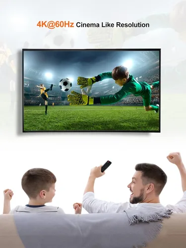 Vista 4 de CableCreation - Cable HDMI 4K de 0,9 m, ángulo hacia abajo de 90 grados, ángulo recto, compatible con 4K@60Hz Ultra HD, vídeo 3D, cable HDMI macho a