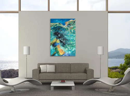 Vista 3 de Jaxson Rea "Esmeralda Gallery Wrapped Canvas by Chiara Magni, 10" x 15