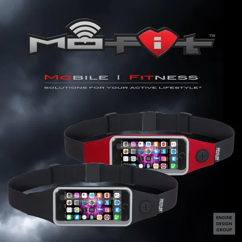 Vista 4 de NGN Sport – Cinturón para correr, cinturón para iPhone, Android y la mayoría de los teléfonos inteligentes