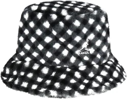 Vista 2 de Kangol Cubo de piel sintética - GinghamXL negro Gingham, XL, Negro (Black Gingham)