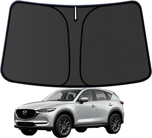 Vista 67 de CX-3 - Parasol para parabrisas para Mazda CX-3 2013-2025 bloquea los rayos UV, visera plegable 1:1, personalizable, gruesa, resistente al desgaste