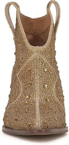 Vista 2 de Jessica Simpson Botas vaqueras con punta puntiaguda Zadie 2 Rhinestone para mujer