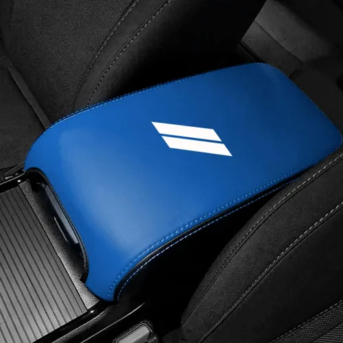 Vista 8 de Funda para reposabrazos de consola central adecuada para Dodge Charger 2011-2023, para Chrysler 300 2011-2022 de cuero antiarañazos, protector