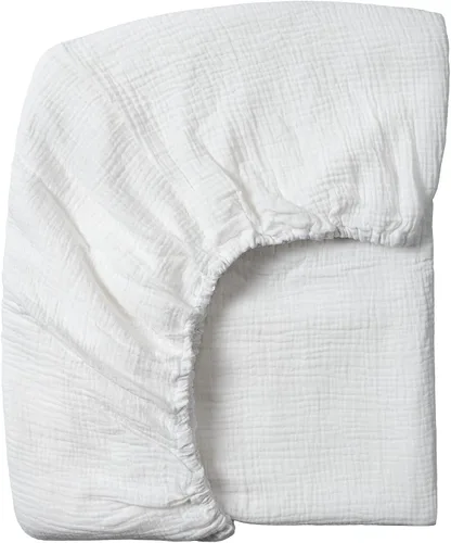 Vista 12 de Meracorallo Sábana bajera de muselina para cuna, 100% algodón, 28 x 52 pulgadas, suave y transpirable, para colchones estándar de cuna y niños
