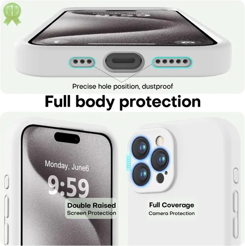 Vista 30 de LOVE 3000 Diseñada para Funda iPhone Air, Silicona Premium [Compatible con Magsafe][Forro de Microfibra Suave Anti-Rayones] Funda Protectora