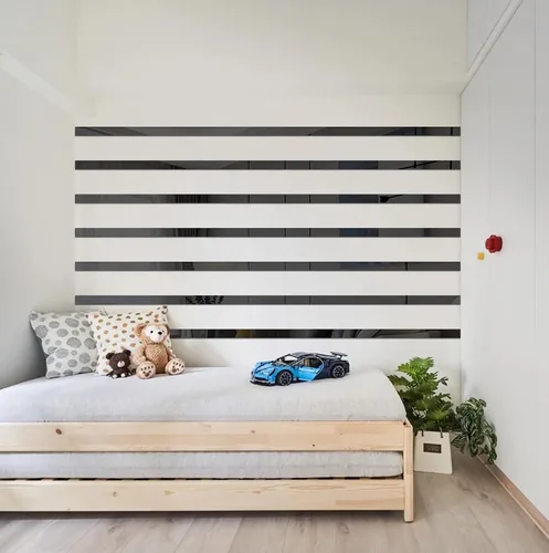 Vista 3 de 15 piezas de moldura flexible autoadhesiva, calcomanías vibrantes como espejos, calcomanías extraíbles para marcos de pared/borde de papel Negro
