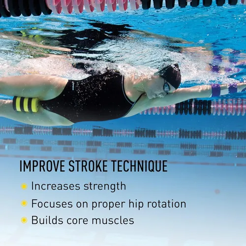 Vista 3 de FINIS Boya de espuma para entrenamiento de natación, fortalecedor de fuerza superior del cuerpo, mejora la técnica de golpe, espuma EVA suave