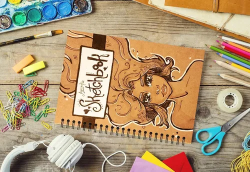 Vista 7 de Paquete de 3 cuadernos en espiral de 5.83 x 8.27 pulgadas, diario A5 en espiral, 100 hojas (200 páginas), con tapa dura de papel de estraza