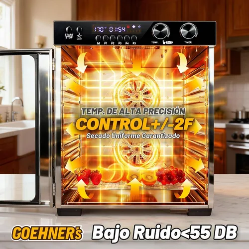 Vista 3 de Máquina grande comercial del deshidratador de la comida de 12 bandejas
