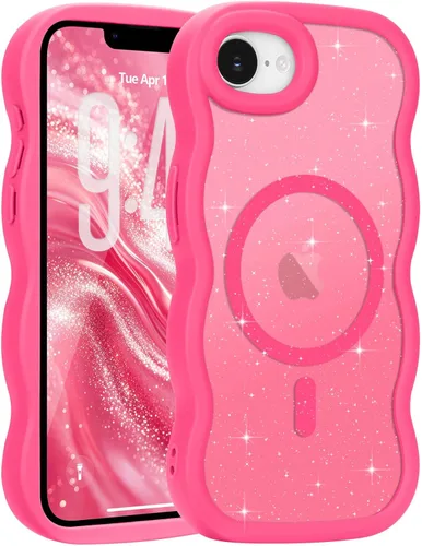 Vista 132 de Pepmune - Funda para iPhone 12 Pro Max con marco ondulado y estructura rígida, color mate claro, cubierta trasera unisex, compatible con Magsafe