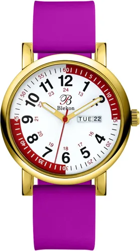 Vista 26 de Blekon Pulsometer Nurse Watch with Secondhand – Scrub Matching Band Colors for Medical Professionals – Super Easy to Read Dial w/Day and Date