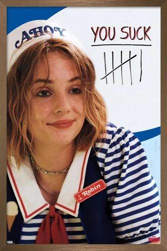 Vista 14 de Trends International Netflix Stranger Things 3 - Póster de pared, 14.725 x 22.375 pulgadas, versión enmarcada en madera de granero