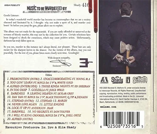 Vista 2 de Music To Be Murdered By [CD]