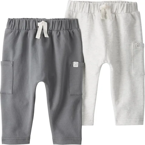 Vista 10 de Little Planet by Carter's Baby 2-Pack Pants Made with Organic Cotton Gris/ Azul
