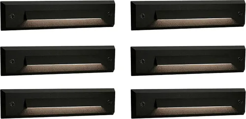 Vista 8 de GKOLED Paquete de 2 luces LED lineales de bajo voltaje de 9-15 V CA/CC, luz de escalera de corte de paisaje de 2 W, accesorios de iluminación