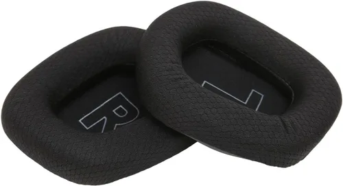 Vista 6 de 2 almohadillas para los oídos, transpirables y cómodas, almohadillas de espuma viscoelástica para auriculares Logitech G733 de bajo ruido (negro)