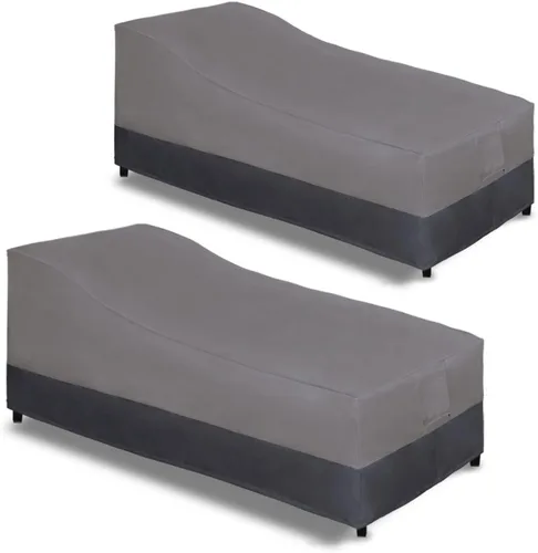 Vista 8 de Easy-Going Funda impermeable para tumbona para exteriores, funda para silla de patio resistente, resistente al viento, funda para muebles