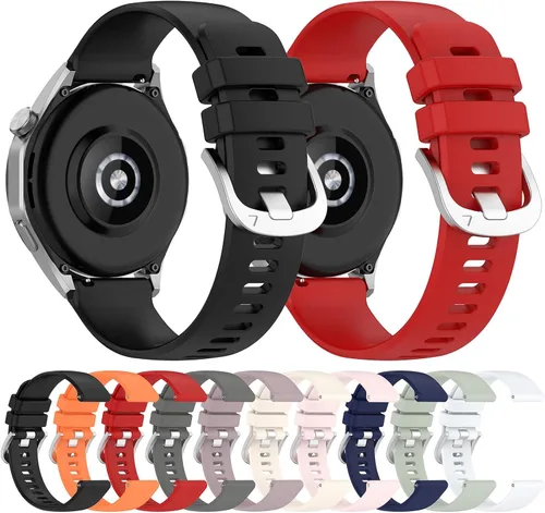 Vista 3 de Generic Paquete de 5 correas de reloj de 0.709 in compatibles con Huawei Watch GT4 41MM/Garmin Venu 3S/Forerunner 265S Correa de repuesto
