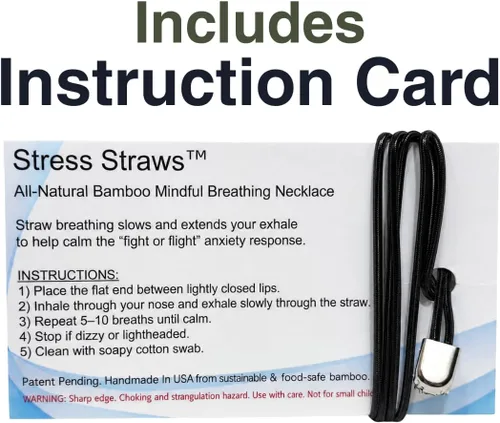 Vista 6 de Paquete de 40 collares de respiración consciente de Stress Straws versión al por mayor