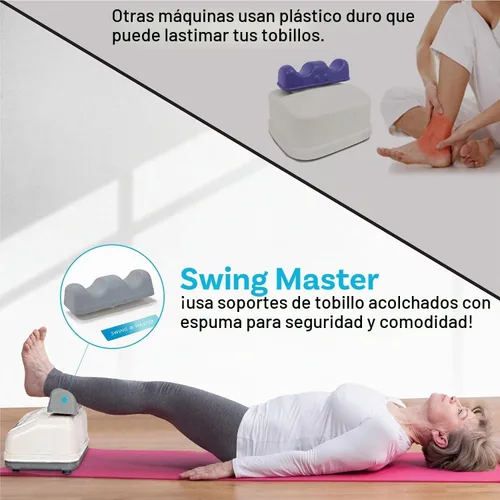 Vista 6 de Daiwa Felicity Swing Master - Chi Swing Machine - Passive Aerobic Exerciser, Swing Master with Figure Trimmer - Lymphatic Massager, Body Shaker, Leg