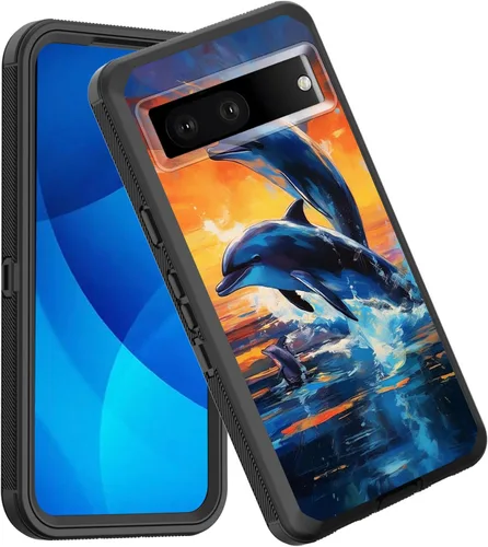 Vista 31 de Funda para Pixel 7a, a prueba de golpes, 3 capas, protección de cuerpo completo, resistente, de alto impacto, para Google Pixel 7a de 6.1 pulgadas
